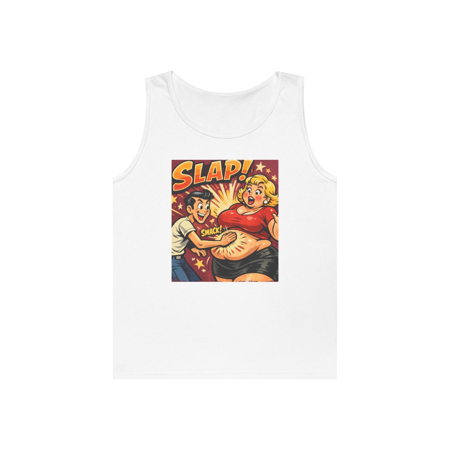 Retro Comic 'SLAP!' Novelty Tank Top